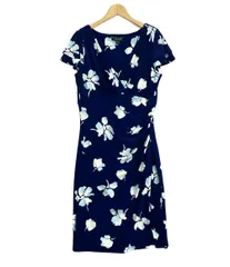 美品 ローレン ラルフ ローレン 半袖ワンピース レディース SIZE 8 (M) LAUREN RALPH LAUREN