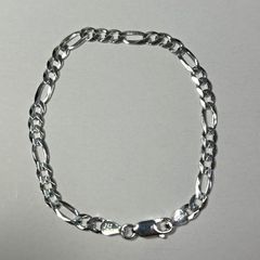 4℃ブレスレット シルバー925 フィガロチェーン ヴィンテージ - メルカリ