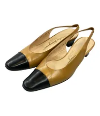 サルヴァトーレフェラガモ スリングバッグパンプス レディース SIZE 5 1/2 C Salvatore Ferragamo