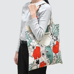 マリメッコ marimekko トートバッグ タルフリ ヴィハンネスマー マルチカラー ファブリック レディース 北欧雑貨 北欧デザイン ネコポス