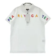サイズ：0 PEARLY GATES パーリーゲイツ  半袖ポロシャツ ロゴ  ホワイト系 [240101507475] ゴルフウェア レディース ストスト