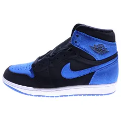 NIKE (ナイキ) AIR JORDAN 1 RETRO HIGH OG ROYAL REIMAGINED ジョーダン 1 レトロハイ OG ハイカットスニーカー ブルー/ブラック US9.5/27.5cm DZ5485-042