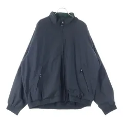 NIKE (ナイキ) ダブルポケット ジップアップ ナイロンジャケット ブラック