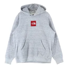 THE NORTH FACE (ザノースフェイス) HEATHER LOGO HOODIE ヘザーフロントロゴ プルオーバーフーディー パーカー スウェット グレー NT11500R