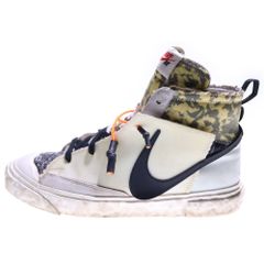 NIKE (ナイキ) ×READY MADE BLAZER MID CZ3589-100 レディメイド ブレーザー ミッドカットスニーカー シューズ ホワイト US11/29cm