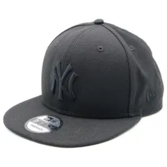 NEW ERA (ニューエラ) 9FIFTY SNAPBACK New York Yankees スナップバック ニューヨークヤンキース 6パネル ベースボールキャップ 帽子 ブラック