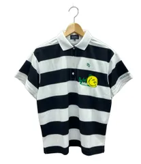 パーリーゲイツ ボーダー柄オーバーサイズ半袖ポロシャツ メンズ SIZE 1 (S) PEARLY GATES