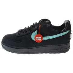 NIKE (ナイキ) ×TIFFANY&CO AIR FORCE 1 LOW 1837 BLACK DZ1382-001 ×ティファニー エアフォース1 ローカットスニーカー シューズ ブラック/ブルー US9.5/27.5cm