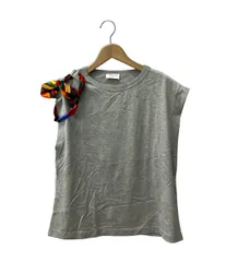 美品 エミリオ・プッチ ノースリーブTシャツ リボン付き レディース SIZE L Emilio Pucci