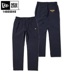 NEW ERA 14669849 レインパンツ ネイビー ニューエラゴルフシリーズ レインウェア ボトムス パンツ ネイビー【ニューエラ パンツ ボトムス 雨具 撥水 耐水 メッシュ 軽量 ロゴ アウトドア スポーツ 運動  ユニセックス 新品】のサムネイル