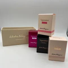 Salvatore Ferragamo サルヴァトーレ・フェラガモ　シニョリーナ　ミニチュアコレクション　4個セット　（ME83-2833）