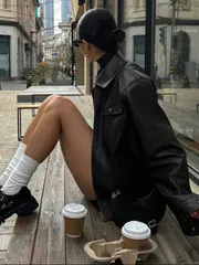 【新品未使用】DAZY ブラックレザージャケット S〜XL