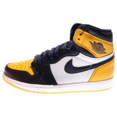 NIKE (ナイキ) AIR JORDAN 1 RETRO HIGH OG TAXI エアジョーダン1 ハイ OG タクシー ハイカットスニーカー イエロー/ブラック US9.5/27.5cm 555088-711