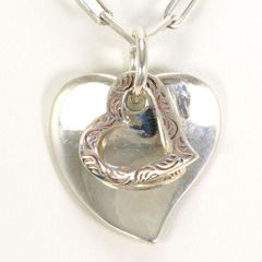 美品 アルページュ ブレスレット ハート クロス シルバー Arpege