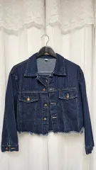 (新品) デニムジャケット + デニムスカート セット