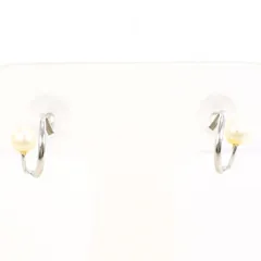 K14WG　ピアス　pierced earrings　パール　（真珠）　総重量約0.4g