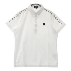 サイズ：2 PEARLY GATES パーリーゲイツ  半袖ポロシャツ  ホワイト系 [240101552105] ゴルフウェア レディース ストスト