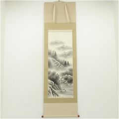 ♥値下げ！ 日本画 山水画 掛軸【恵泉】掛け軸 骨董 古玩 - メルカリ
