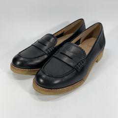 Clarks シャロングレイシー 23.5cm ブラック厚底ローファー 美品