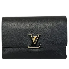 ルイヴィトン　Louis Vuitton　ポルトフォイユ・カプシーヌ　コンパクト　M62157　3つ折り財布　レディース