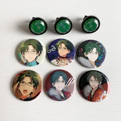 あんさんぶるスターズ 蓮巳敬人 缶バッジ リングライト セット 紅月 あかつき けいと