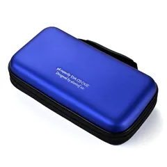 96枚収納 CDケースポータブルEVA blu-ray ディスク収納ケース 大容量 DVD/VCD 収納 (96枚 ブルー 96)