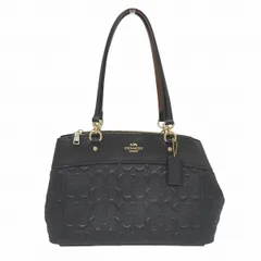 コーチ　COACH　シグネチャー　ブルック　キャリーオール　F25952　2WAY　バッグ　トートバッグ　ショルダーバッグ　レディース　美品