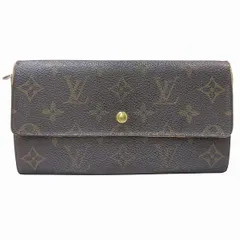 ルイヴィトン　Louis Vuitton　モノグラム　ポシェット　ポルトモネ　クレディ（旧型）　M61723　財布　長財布　ユニセックス