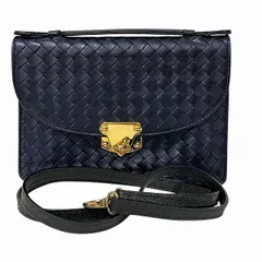 ボッテガ・ヴェネタ　イントレチャート　レザー　2WAY　バッグ　ハンドバッグ　ショルダーバッグ　レディース