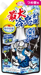熱中対策　シャツクール　モンスタークール　詰め替えパウチ　250ml 男性のサムネイル