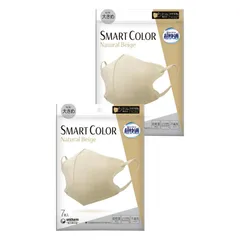 【2袋計14枚】ユニチャーム  超快適 SMART COLOR スマートカラー  ナチュラルベージュ 大きめ 7枚入 2c200のサムネイル