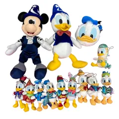 186000 現状品 Disney ディズニー キーホルダー・キーリング ミッキー ドナルド 2012・2013・10・15・25・30・34周年 13点 まとめ売り ぬいぐるみ キーホルダー