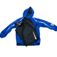 186001 スノーウエア 160 ３点まとめ売り ブルー ブラック