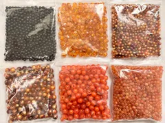 大容量　ハンドメイド　パーツ　ビーズ　カラフルパーツ　マーブルパーツ　カラフルビーズ　アクセサリーパーツ　ピアス　イヤリング　ネックレス　ブレスレット　手芸資材　クラフト素材　小ぶり　詰め合わせセット