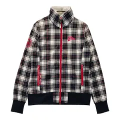サイズ：L FILA GOLF フィラゴルフ  裏起毛 ジップジャケット チェック柄 ブラック系 [240101549170] ゴルフウェア レディース ストスト