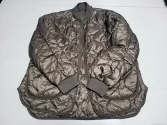 ESPIONAGE エスピオナージ キルティングライナー 軽量ダウン キルティングジャケット ブラウンカーキ L ポール1224