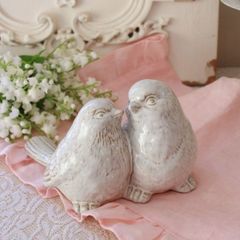陶器の鳥の置物 デッドストック品 ビンテージ - メルカリ
