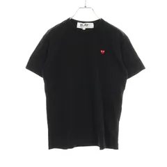 プレイコムデギャルソン PLAY COMME des GARCONS カットソー ハートロゴ ワッペン コットン Tシャツ ユニセックス Used B
