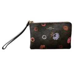 コーチ　COACH　F24380　フラワーモチーフ　リストレット　ブランド小物　ポーチ　レディース　美品