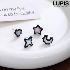 ラピスラズリ ピアス(片耳用) スタージュエリー k10 プラネット - メルカリ