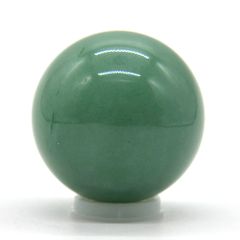 癒しの天然石 グリーンアベンチュリンスフィア 丸玉 約40mm 送料込台座