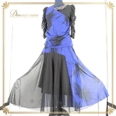 【社交ダンス衣装】ブルー create-sun 上下セット ツーピース セット 社交ダンス衣装】ブルー create-sun 上下セット ツーピース セット