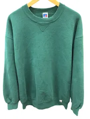 RUSSELL ATHLETIC (ラッセルアスレティック) 古着 80s 90s USA製 スエット トレーナー 前V XXL グリーン メンズ/027