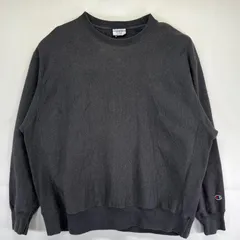 古着 チャンピオン Champion スウェット リバースウィーブ 大きいサイズ クルーネック 目無し トレーナー 2XL  グレー系 メンズ