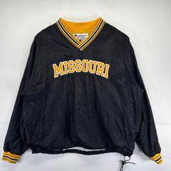 チャンピオン 古着 ナイロンプルオーバー ウィスコンシン ブラック 2XL