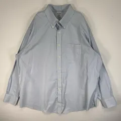 古着 ブルックスブラザーズ Brooks Brothers 長袖シャツ ボタンダウン 胸ポケ REGENT FIT 2XL  ブルー系 チェック メンズ