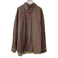 ABERCROMBIE & FITCH 長袖 チェックシャツ XL ベージュ マルチカラー ボタンダウン 胸ポケット 長袖シャツ トップス 春物 a711-5711