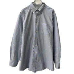 L.L.Bean 長袖 無地シャツ XL グレー エルエルビーン シンプル ボタンダウン 胸ポケット 長袖シャツ トップス 春物 a711-5761のサムネイル