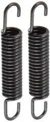キタコ(KITACO) EXマフラースプリングセット(2本1セット/12×70mm) 汎用 ブラック 542-9999050