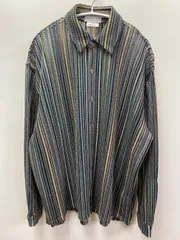 CIAOPANIC TYPY マルチストライプメッシュ長袖シャツ